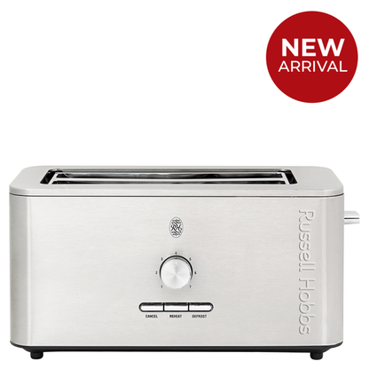 Russell Hobbs Nexus 4 Slice Toaster Silver Luxury Signature design