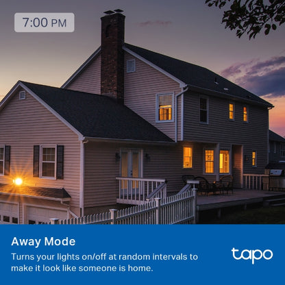 TP-Link Tapo L530E 2 Pack 8.7w Smart Wi-Fi Warm White Light Bulb, Dimmable, A60, E27