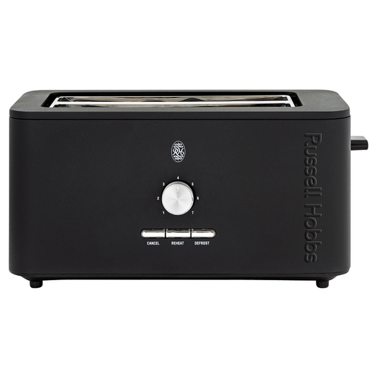 Russell Hobbs Nexus 4 Slice Toaster Black Luxury Signature design