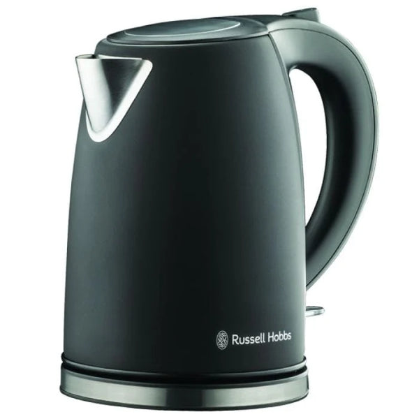 Rhck08 Russell Hobbs 1 7L Matt Black Kettle 2400W 1 7 Litre Kettle Matt Black Stainless Steel - Everyday Elektronics South Africa