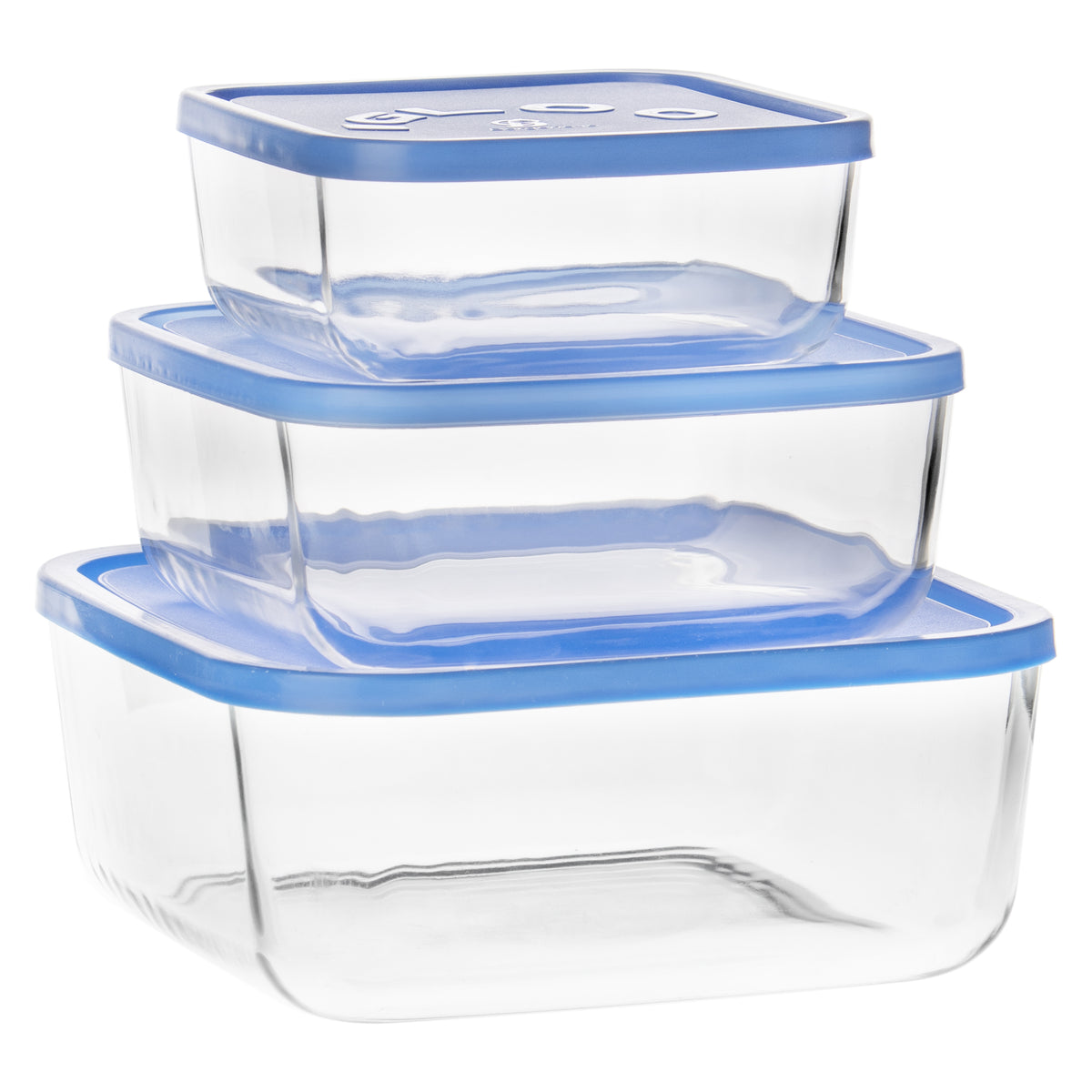 Borgonovo Igloo Square 3pc Set Blue