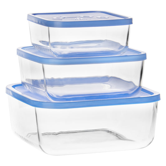 Borgonovo Igloo Square 3pc Set Blue