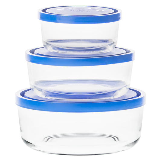 Borgonovo Igloo Round 3pc Set Blue